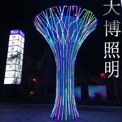 生命之樹不銹鋼大型景觀燈廣場小區(qū)裝飾藝術造型景觀燈廠家批發(fā)
