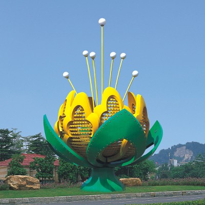大型造型藝術景觀燈公園廣場小區(qū)景區(qū)標識LOGO道旗景觀燈柱廠家