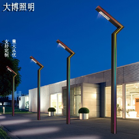 廠家供應(yīng)熱銷(xiāo)款7字造型鋁型材庭院燈 歐式戶(hù)外LED景觀庭院燈