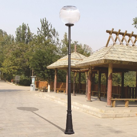 LED景觀(guān)燈球形歐式壓鑄鋁庭院燈小區(qū)廣場(chǎng)公園3米特色照明燈批發(fā)